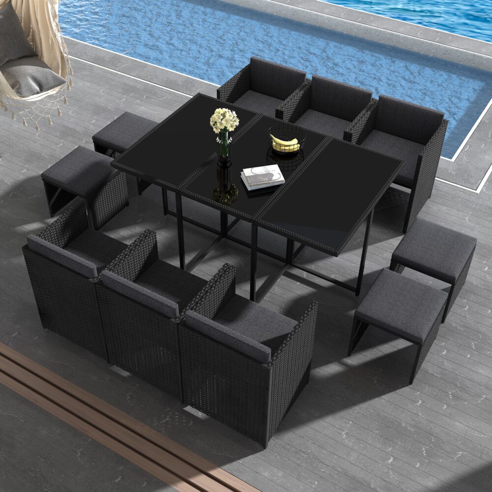 Bali 11 Piece Outdoor Dining Set