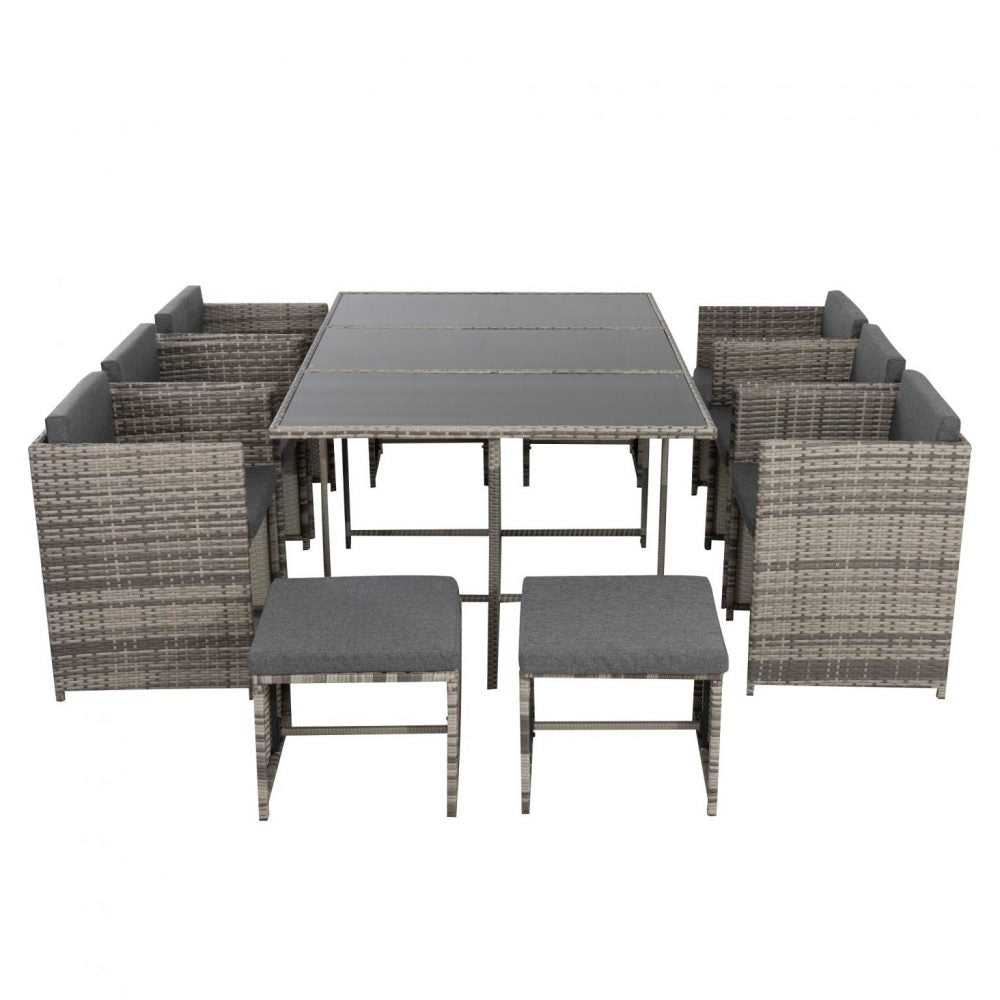 Bali 11 Piece Outdoor Dining Set
