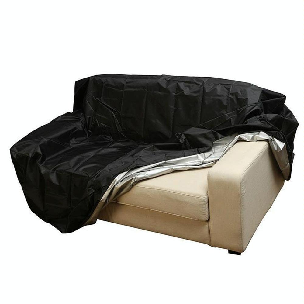 Waterproof Dustproof Sofa Recliner Cover - 134x66x89 / 69cm - Black